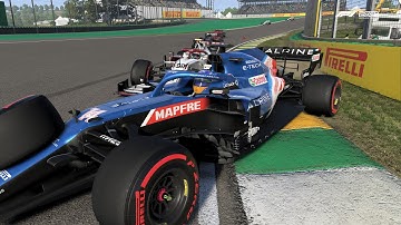 F1 2021 AI crashes and mistakes Compilation #2
