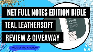 NET Bible Full Notes Edition - Teal Leathersoft Review & GIVEAWAY - Bible Review - Thomas Nelson screenshot 2