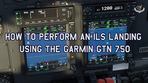 MSFS 2020 GTN 750 ILS Approach Tutorial