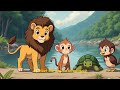 “লিও আর হারানো রঙধনু” 🌈🦁