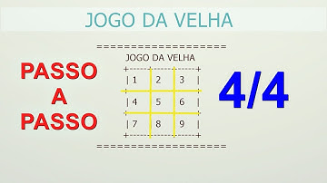 Aprenda a fazer Jogo da Velha Completo (4/4)