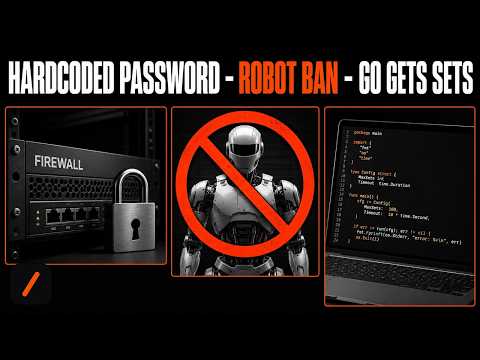 Cisco's Hardcoded Password, the US Robot Ban, and Go Finally Gets Sets