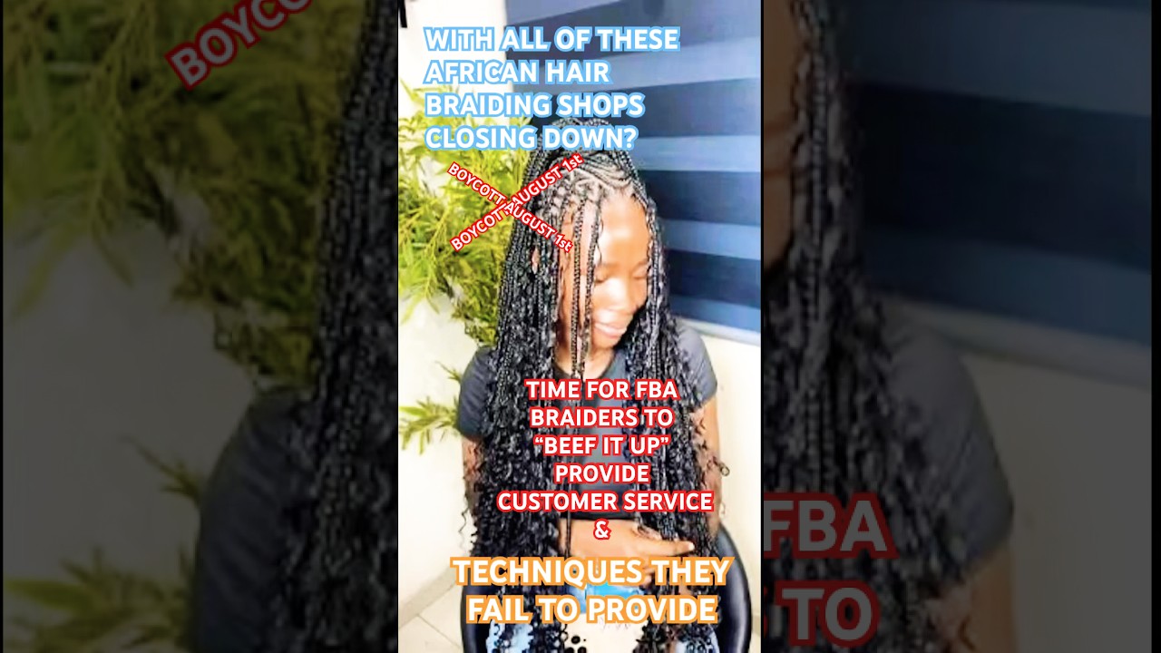 FBA MAKE THE BRAIDING MONEY & PROVIDE BLACK AMERICAN WOMEN EXCELLENCE  