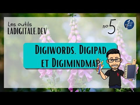 Outils La Digitale no 5 - Digiwords, digipad et digimindmap - 1 App par jour No 136