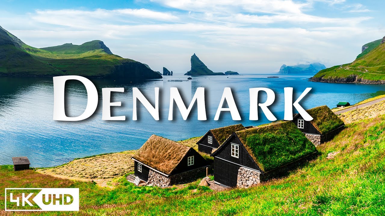 DENMARK 4K - Serene Autumn Landscapes | Calm Piano & Beautiful Danish Scenery - Video 4K UHD