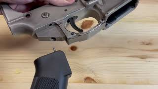 AR15 Safety / Pistol Grip Installation