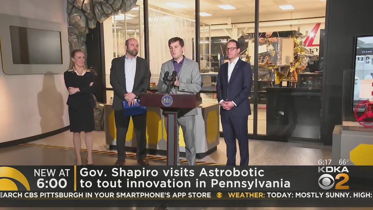 Gov. Shapiro visits Astrobotic to tout innovation in Pennsylvania