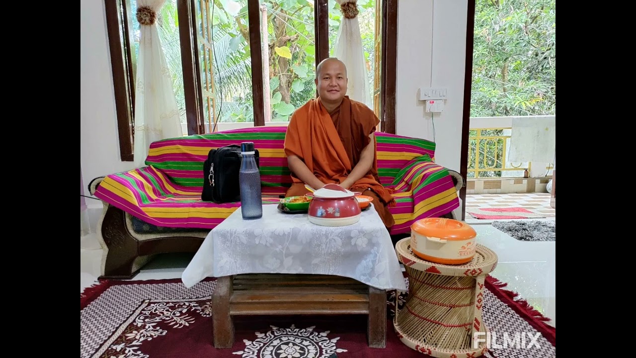 Swargiyo Meyebi Chakma Dhormot Shrawddeyo Bhaddiya Bhanter Dharma desona. 04/02/2022 Kamalanagar