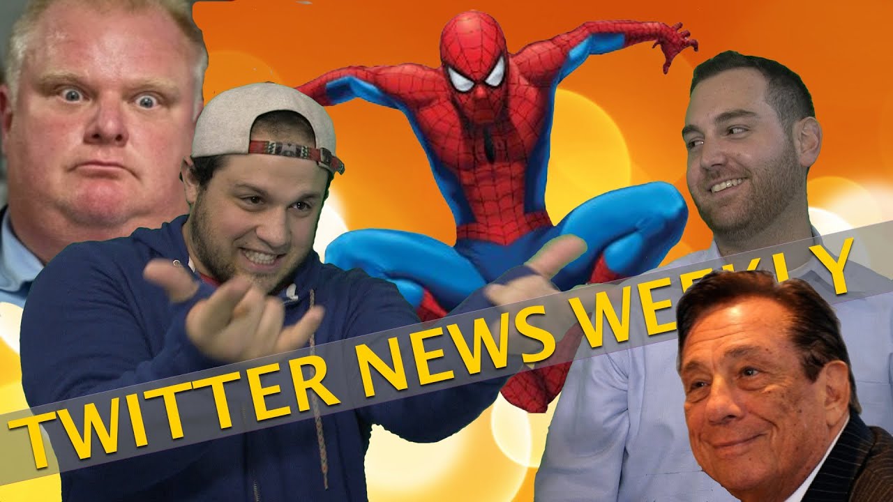 Rob Ford, Donald Sterling, and Spiderman walk in a bar...