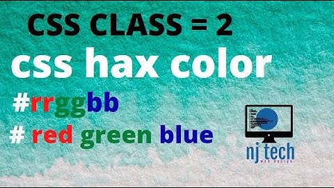 css color code part-2 in hindi || how to use hax color in html