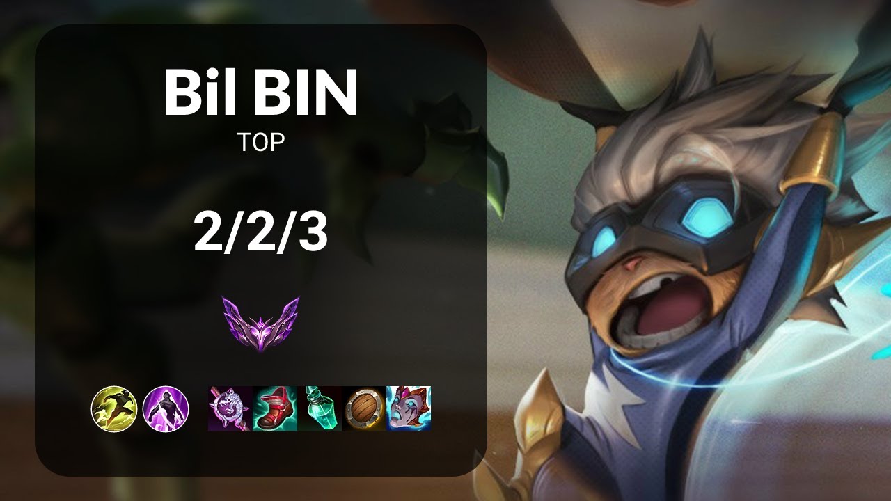 Bil Bin Kennen vs Ryze TOP - KR MASTER Patch 15.5