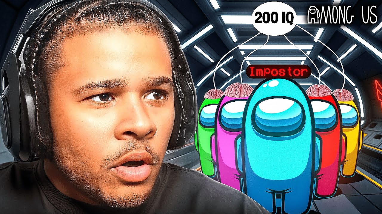 Fanum vs 200 IQ Trolls in Among Us