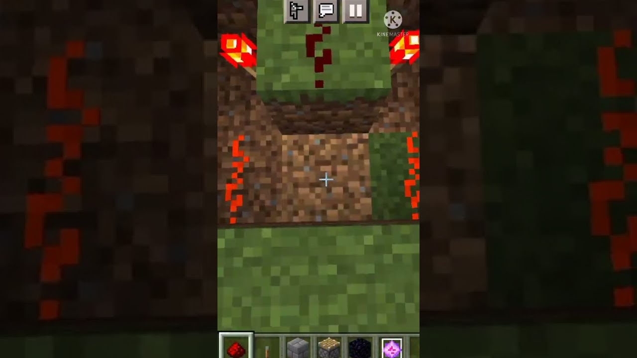 How to make end crystal launcher in minecraft pe 😀😀#short #shortvideo