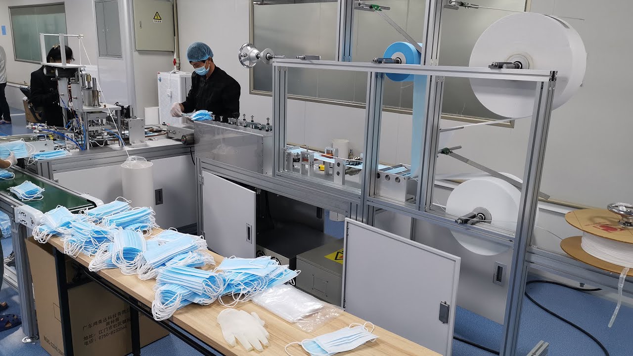 Disposable Mask Making Machine Mask Manufacturing in India. YouTube