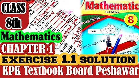 Class 8th maths exercise 1.1 Chapter 1 Approximation and Estimation KPK board by 99usmantag