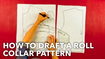 Draft A Roll Collar | Pattern Cutting Tutorial - New course for 2023 👇️