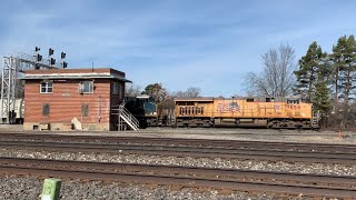 UP 7858 Leads 68N in Berea, OH 3/14/22