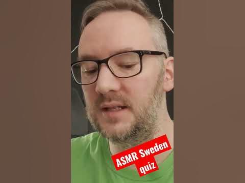 Clip från min ASMR video på svenska - fakta om Sverige #asmrinswedish #