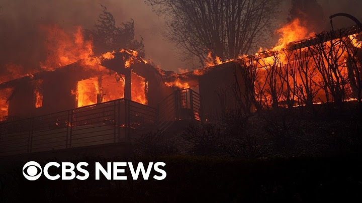 On-the-ground look at the Palisades Fire burning in southern California