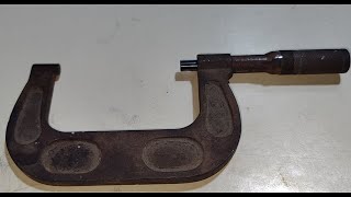 Refurbishing an 82-Year-Old Micrometer Screw Gauge #Restoration #VintageTools