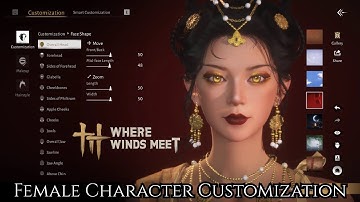 Where Winds Meet Female Character Creation 😍 Amazing Face Sliders, No Body Sliders 😭 4K PC Gameplay