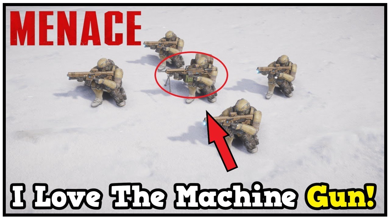My Machine Gun Saves The Day In Menace's Frozen Hellscape + Big Upgrade ...