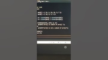 subset of another array 🧲 PrOgRaMmInG 🍀🌸🍀