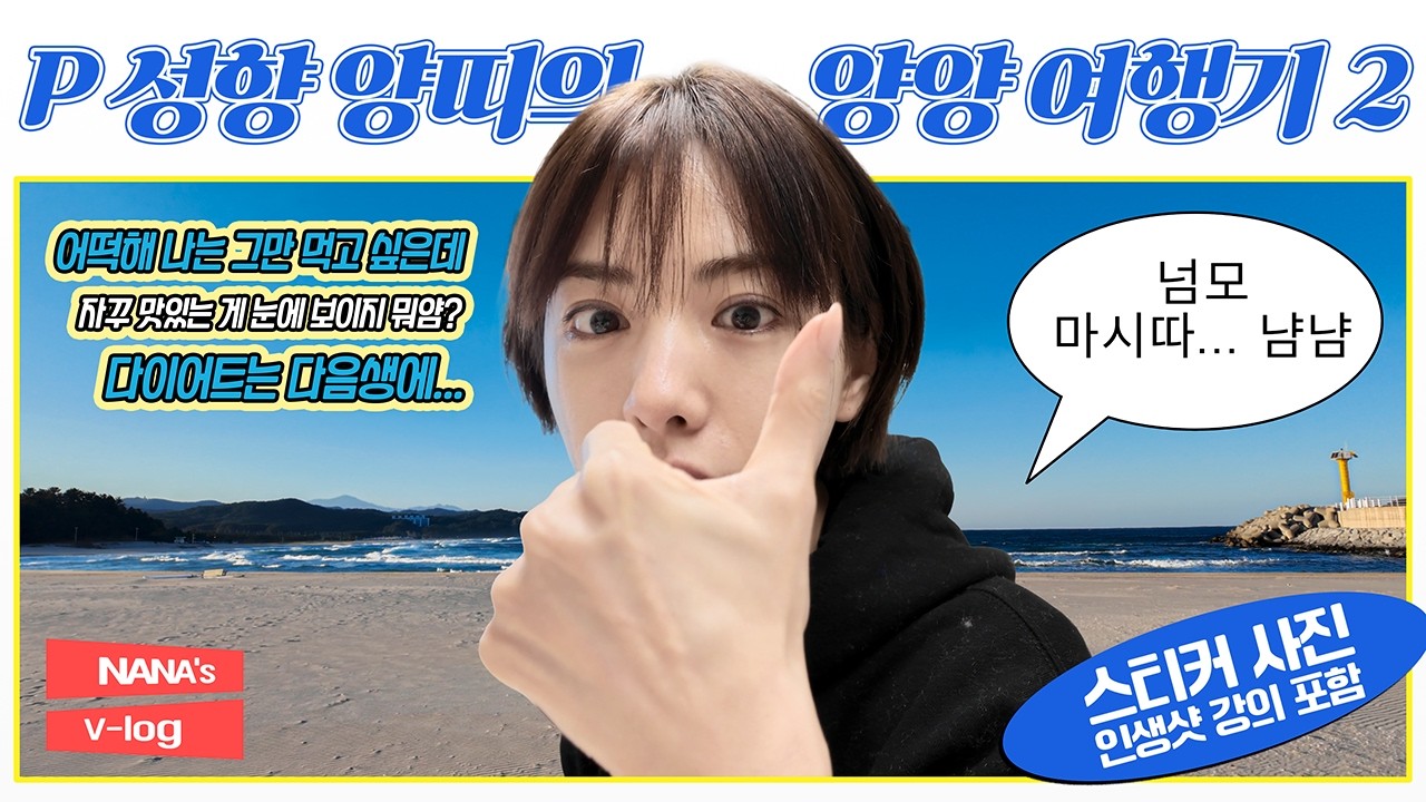 양양 휴가브이로그 EP.2 📂 휴가를 제대로 보내는 법ㅣ인생네컷 찍기, 속초 중앙시장, 회 맛집