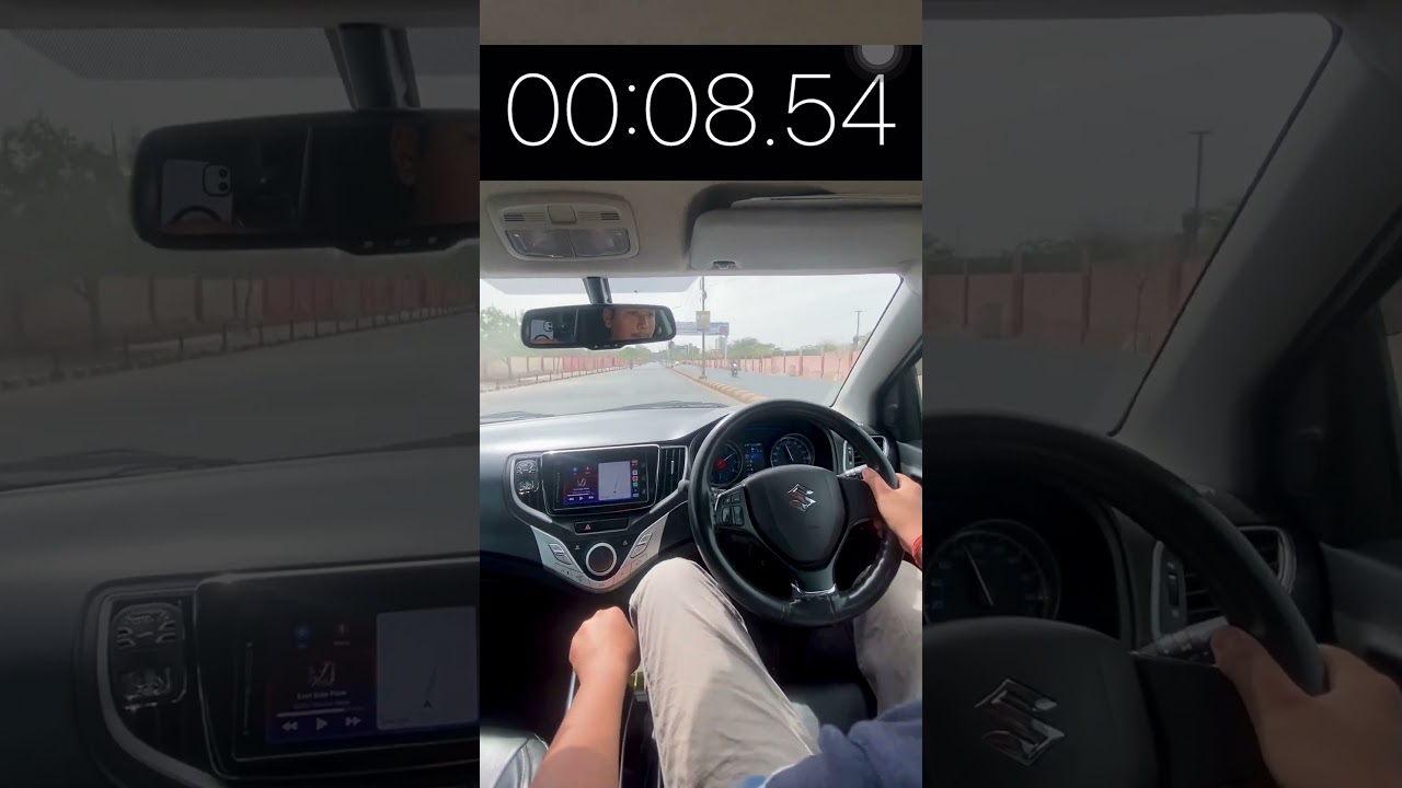 Maruti Suzuki Baleno (￼2018) model 0 to 100 in just 12.30sec🔥😱