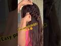 Easy party hairstyle ✨✨😍 #trending #hairstyles #style #fashion #openhairstyle #shorts #youtubeshorts