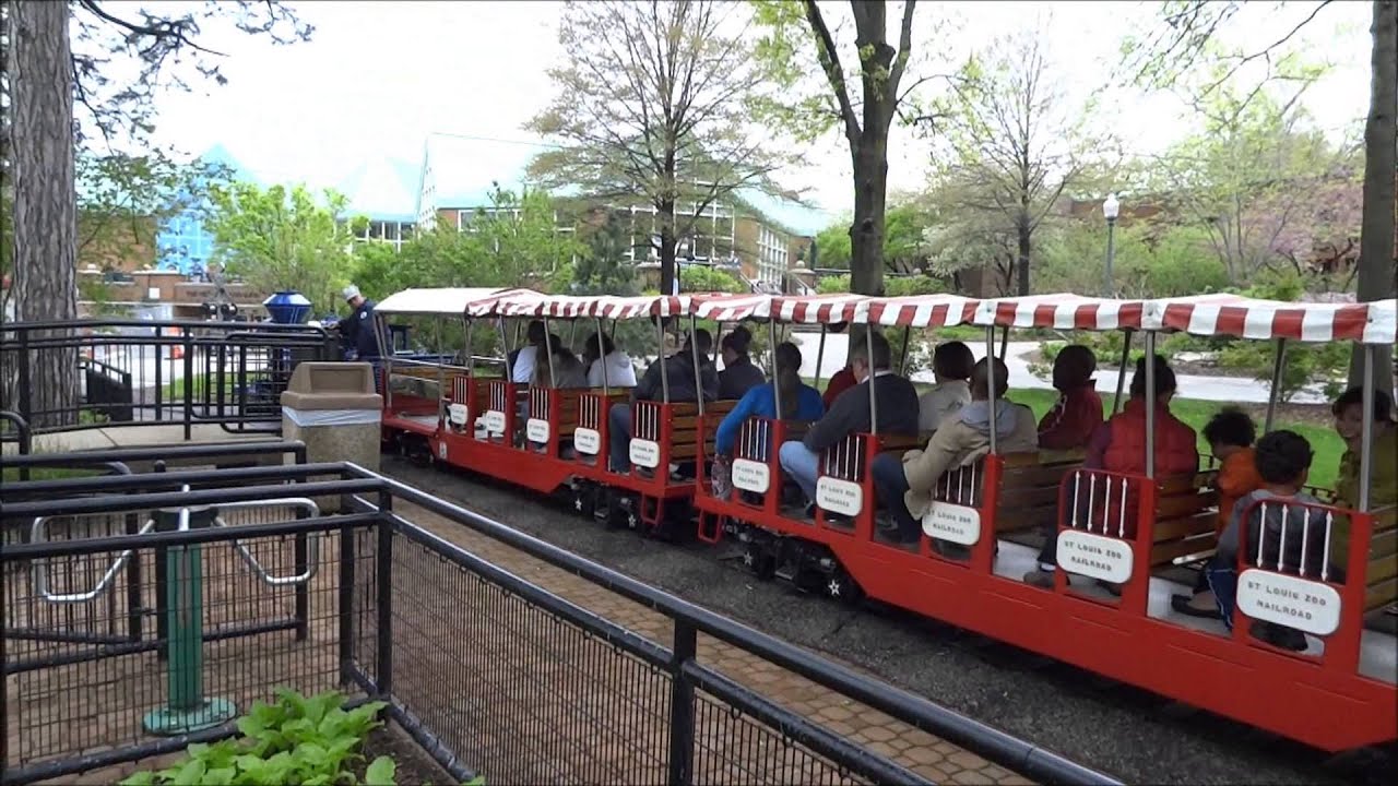 Jake & Esa ride the St. Louis Zoo train - YouTube