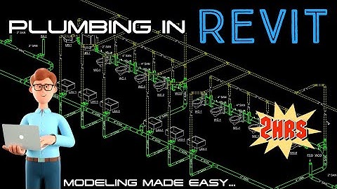 Plumbing Modeling in Revit - (Full Project)