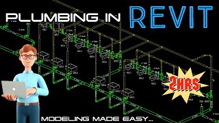 Plumbing Modeling in Revit  (Full Project)