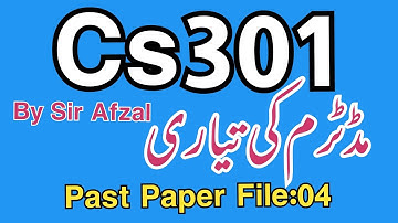Cs301 midterm preparation,cs301 midterm exams preparation 2022,cs301 midterm paper preparation 2022