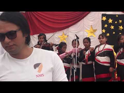 Nirvana Maharjan performs Silu at Genius School