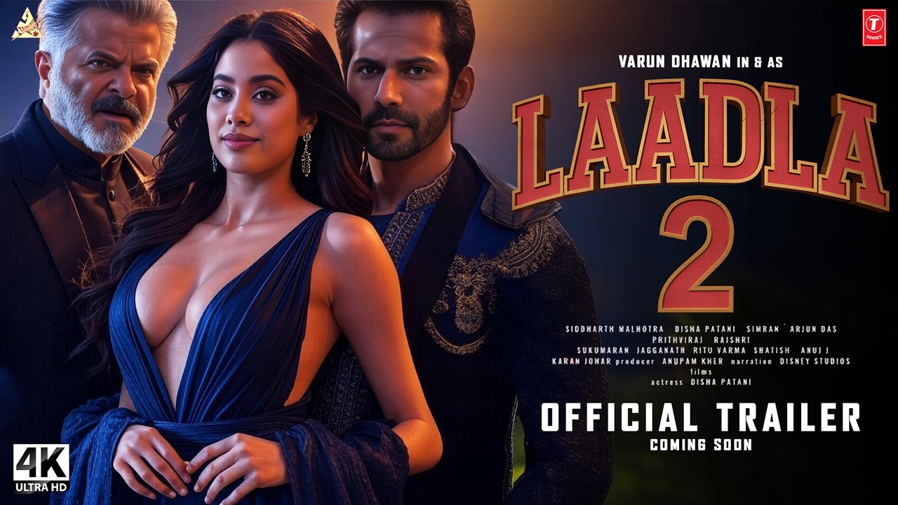 Laadla 2 - Official Trailer | Anil Kapoor | Varun Dhawan | Janhvi Kapoor | New Movies Trailers 2025