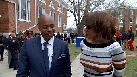 Dave Chappelle at Allen University: "With great po...