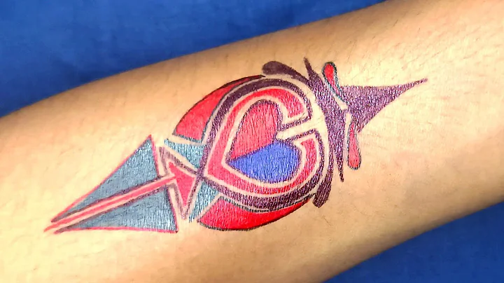 How to make viral tribal tattoo inspired by @Artis...