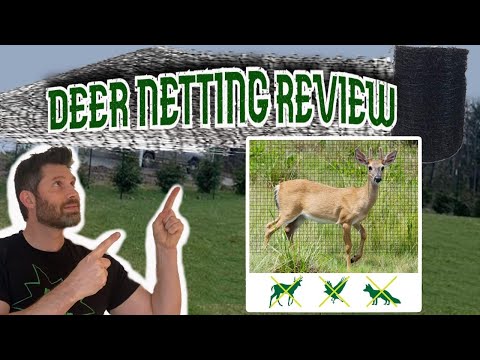 Deer Fence Netting Review 1 Year Any Good Protect Trees From Deer In The Winter