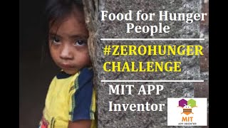 EndHungerNow Android APP | ZeroHungerChallenge | UN Sustainable Goal #ZeroHunger #MITAppInventor #00 screenshot 3