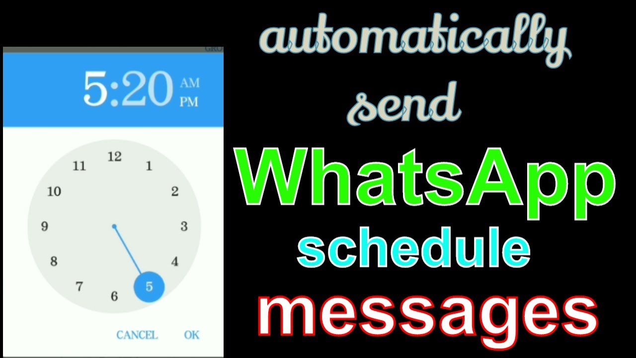 whatsapp schedule message on android |automatically send whatsapp message |schedule whatsapp