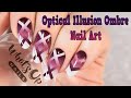 Optical Illusion Ombre Nail Art/ Градиент на ногтях