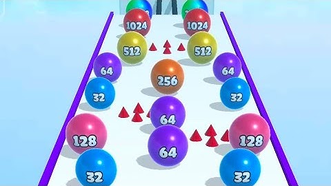 Ball Merge 2048 🎱❤️‍🔥🏀 MAX LEVELS!! All Levels Gameplay Walkthrough Android, iOS NEW UPDATE
