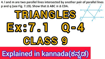 l and m are two parallel lines intersected by another pair of parallel lines p and q