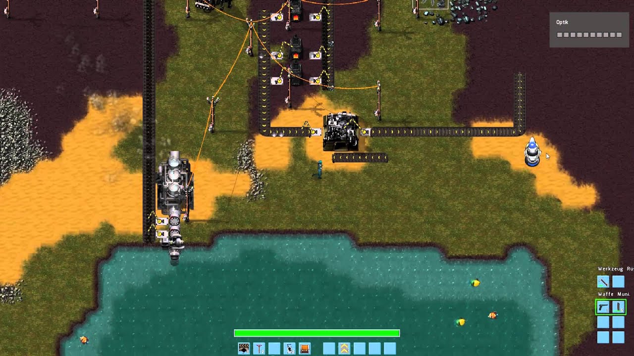 Let's Play - Factorio (HD / Alpha / German) - # 3 Erstkontakt - YouTube