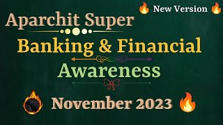 November Banking  &  Financial Awareness 2023 For SBI Clerk Mains