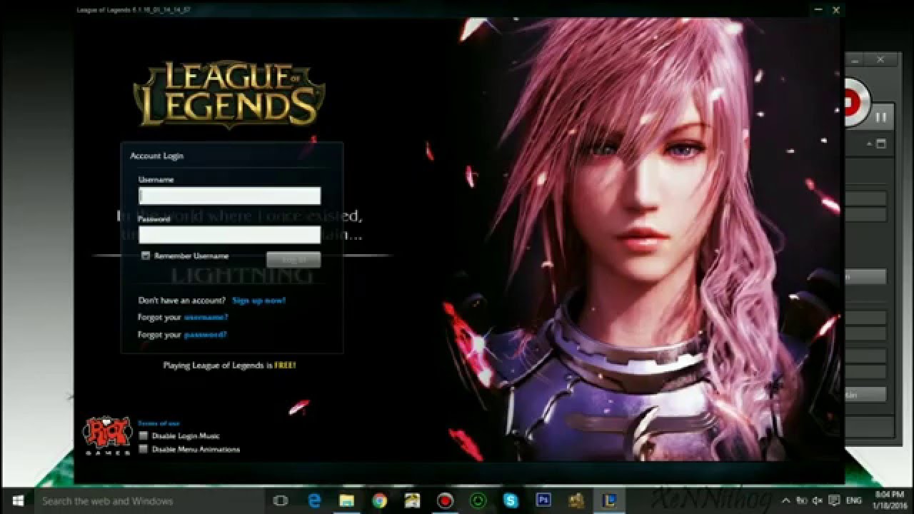Custom Riven Skin League of Legends Custom Login Screen and Custom Riven Skin - YouTube