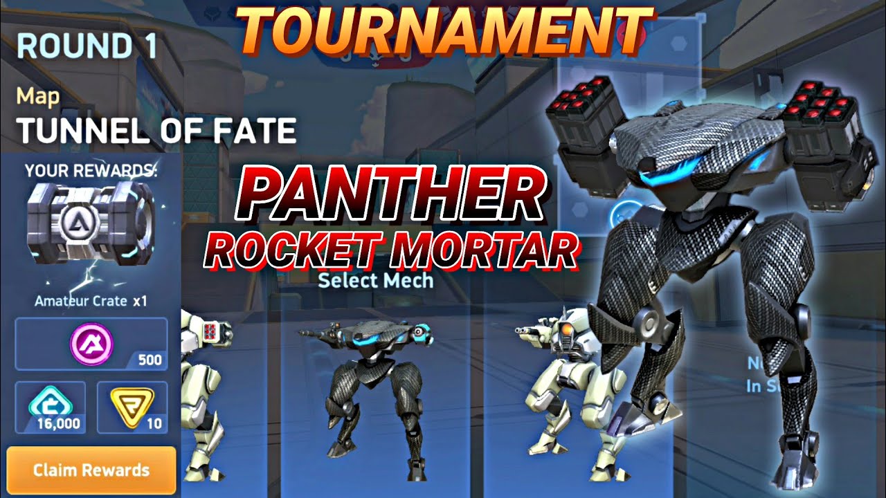 Mech Arena Gameplay Tournament Panther Rocket Mortar 12 | Tunnel of ...