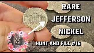 I Found This RARE Nickel In Circulation  - Jefferson Nickel Hunt and Fill #16