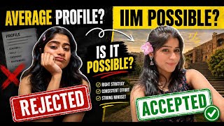 Will an average profile get IIM BLACKI calls ? | Low academics | Is IIM possible